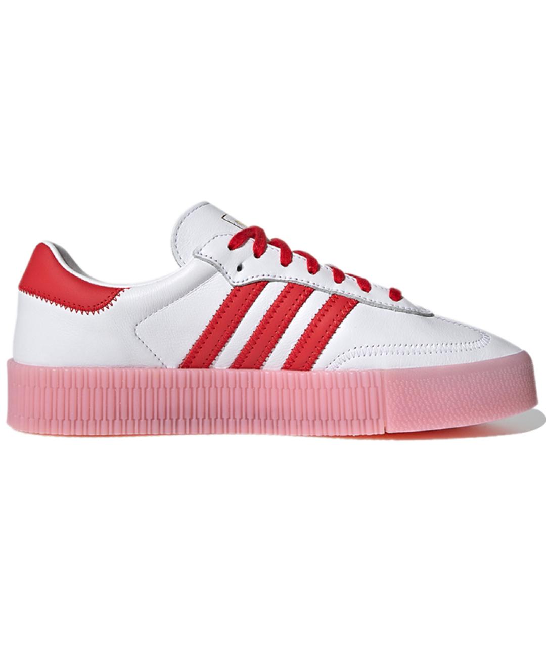 ADIDAS Белые кожаные кеды, фото 2