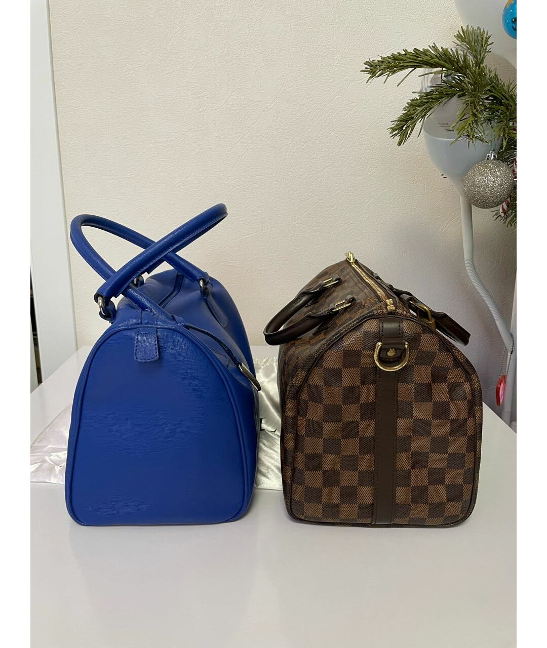 FURLA Синяя кожаная сумка тоут, фото 2