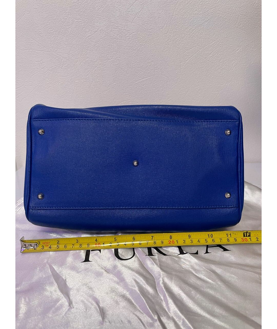 FURLA Синяя кожаная сумка тоут, фото 5