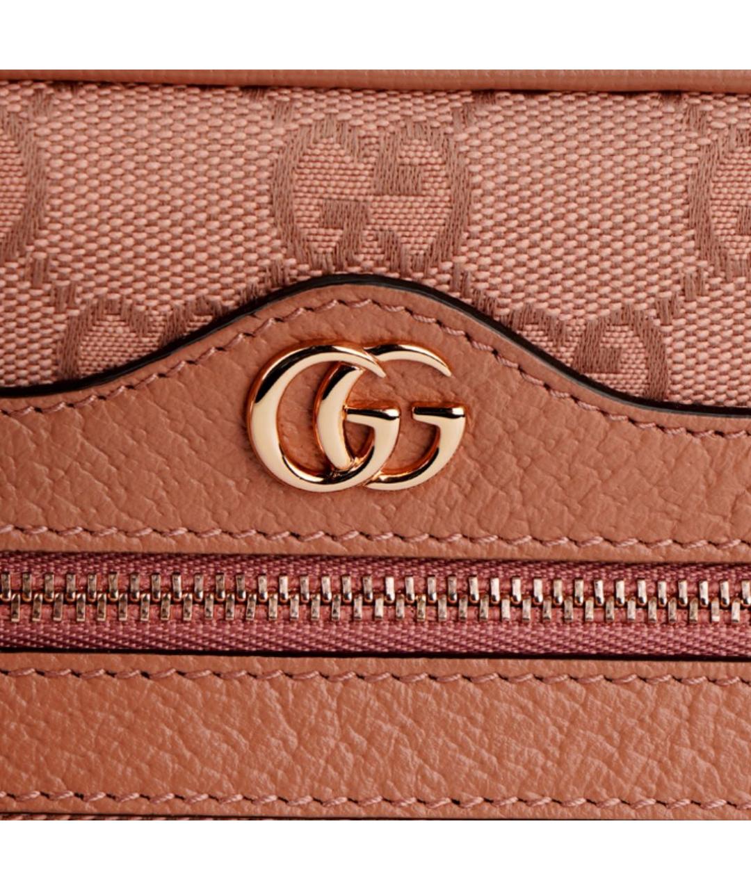GUCCI Коралловая сумка через плечо, фото 5