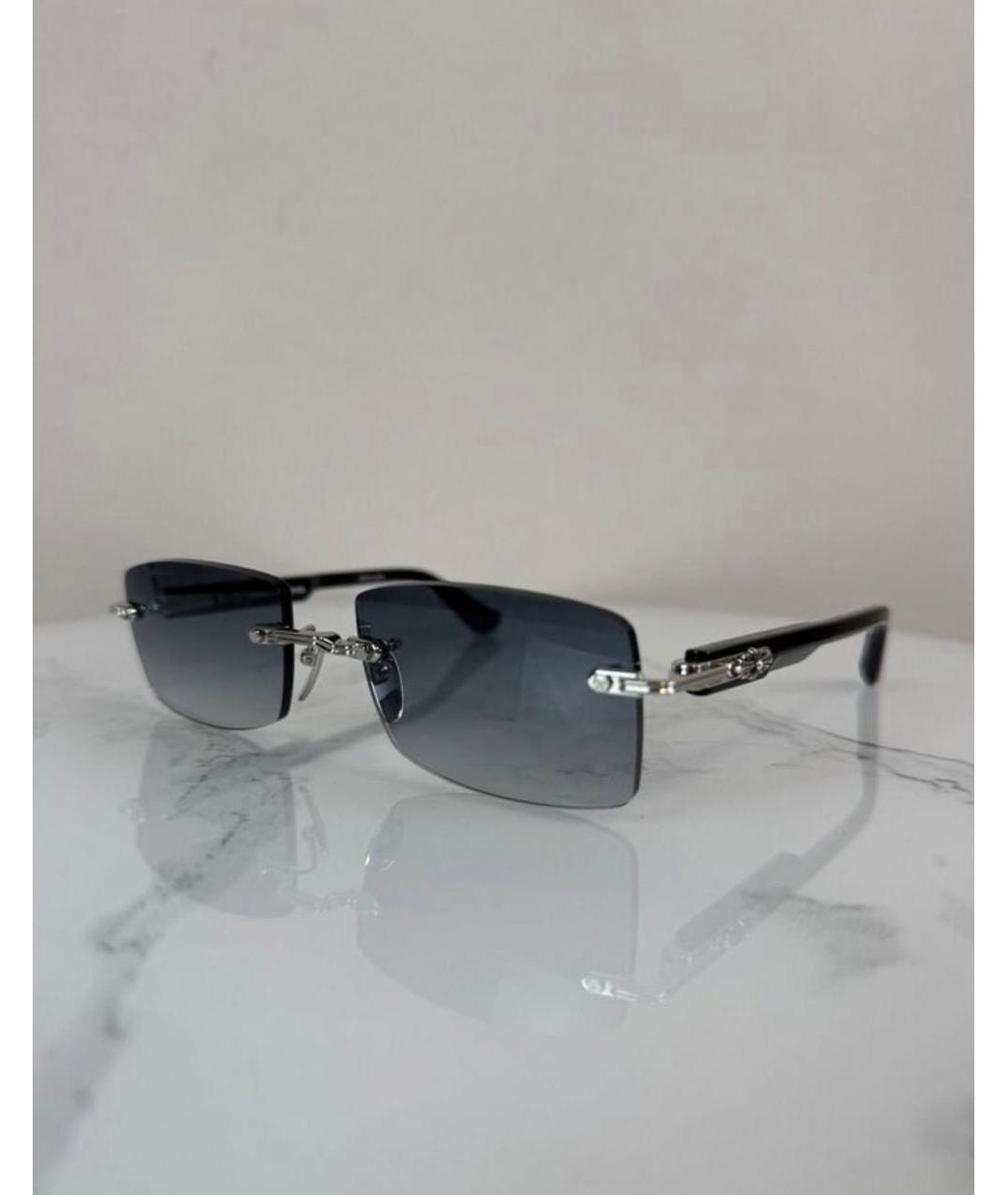 CHROME HEARTS Черные пластиковые солнцезащитные очки, фото 6