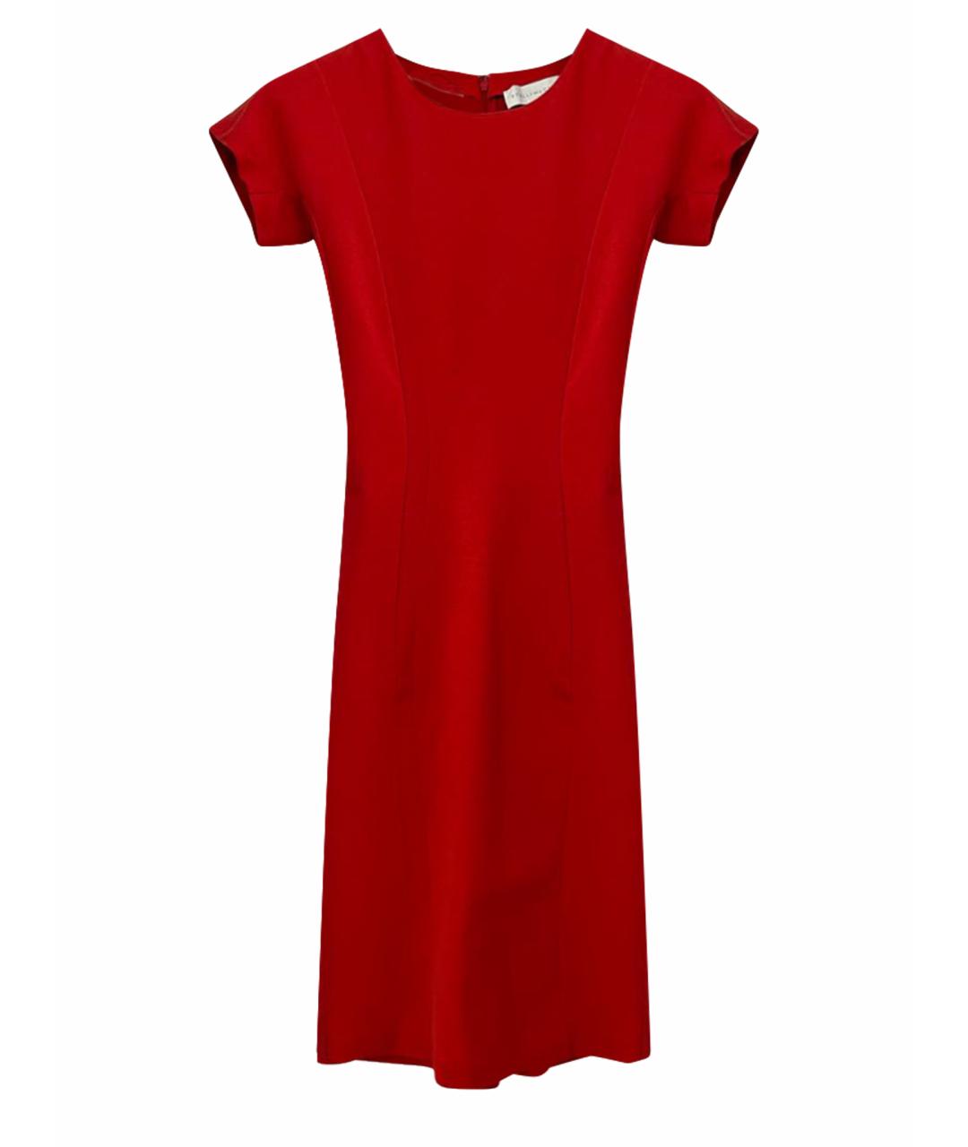 STELLA MCCARTNEY Красное хлопковое вечернее платье, фото 1