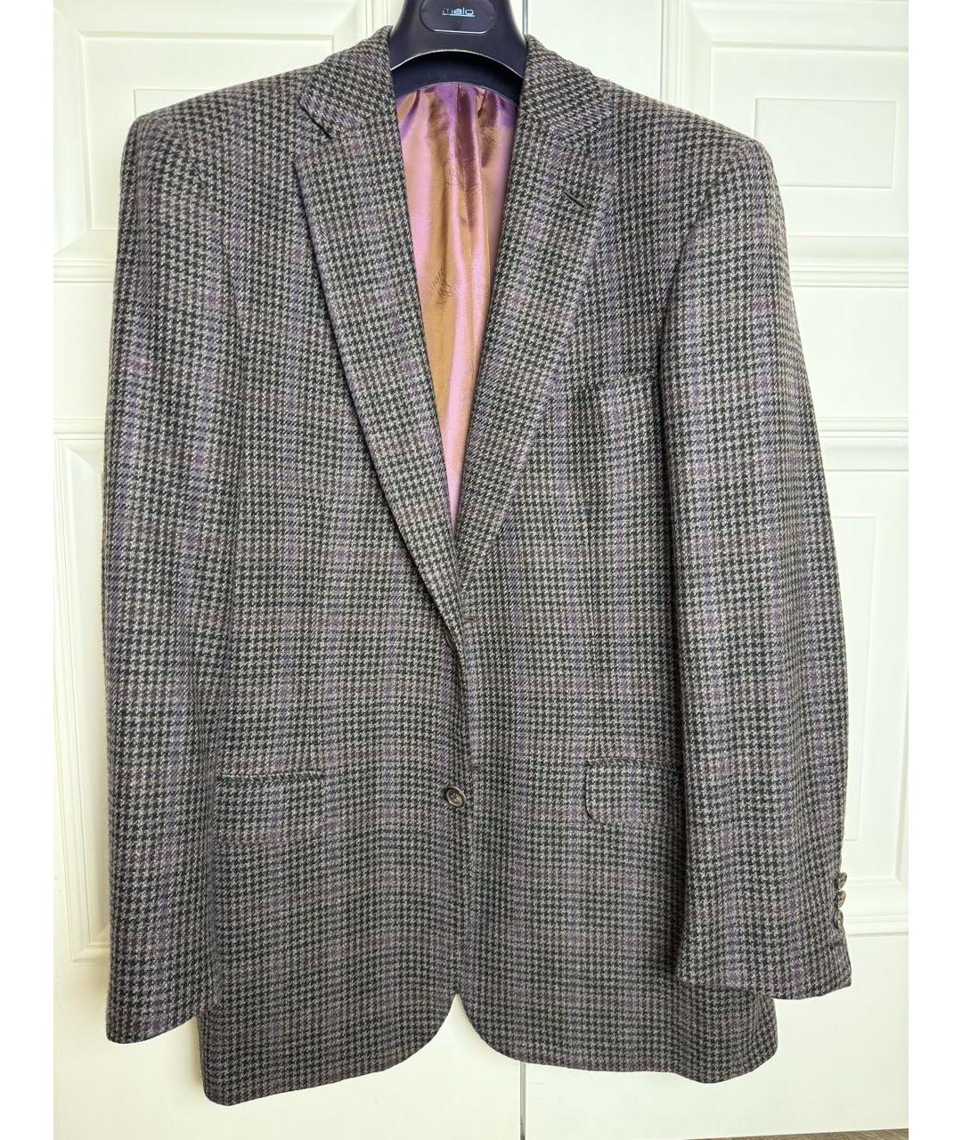 BRIONI Серый кашемировый пиджак, фото 7