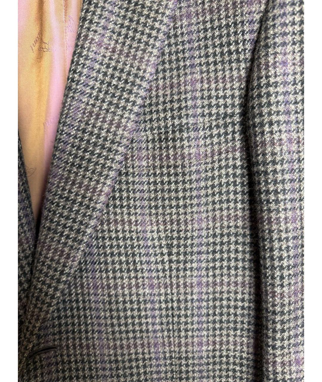 BRIONI Серый кашемировый пиджак, фото 4