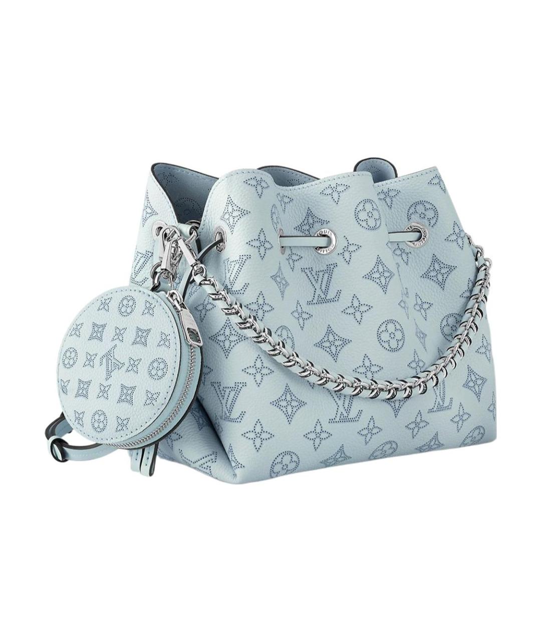 LOUIS VUITTON Голубая сумка через плечо, фото 2