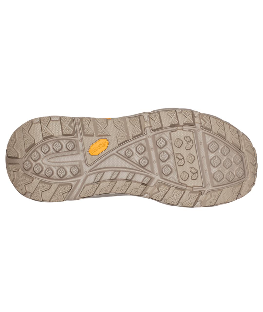 HOKA Бежевые кожаные кроссовки, фото 5