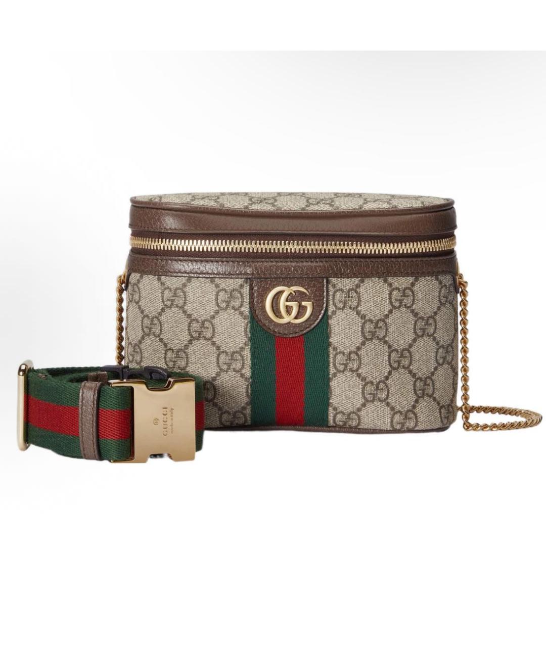 GUCCI Хаки поясная сумка, фото 2