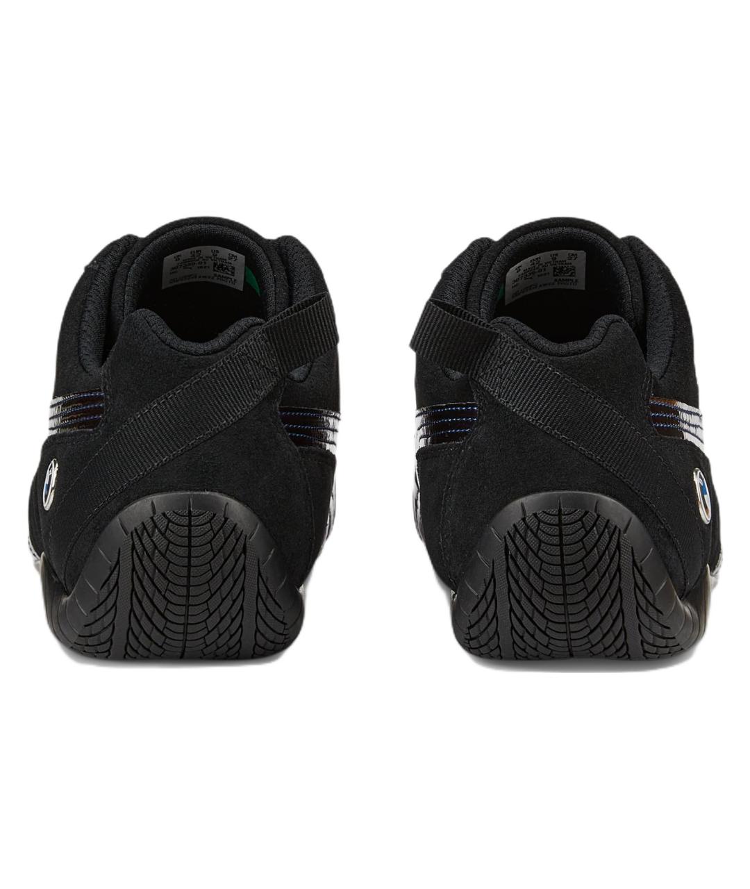 PUMA Черные кожаные низкие кроссовки / кеды, фото 5