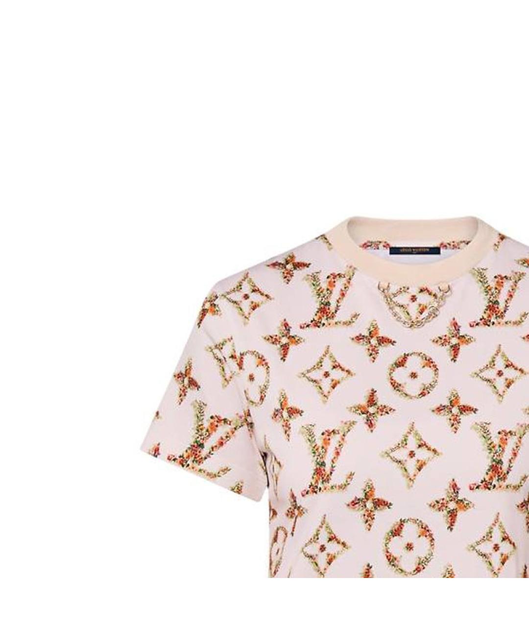 LOUIS VUITTON Розовая футболка, фото 5