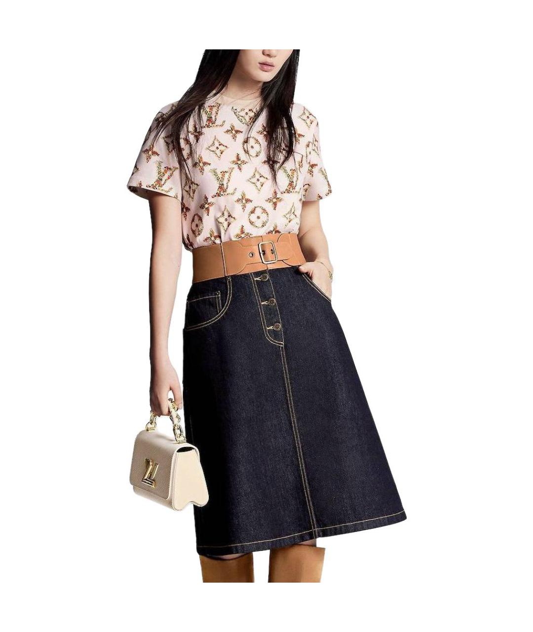 LOUIS VUITTON Розовая футболка, фото 4