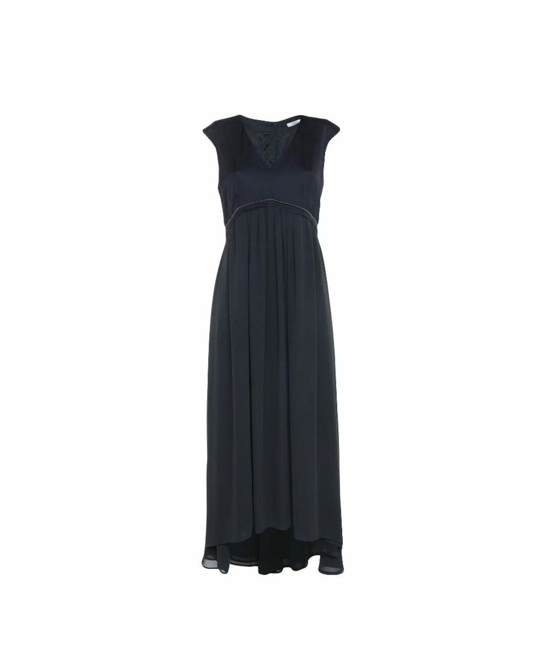 PESERICO Темно-синее вискозное вечернее платье, фото 1