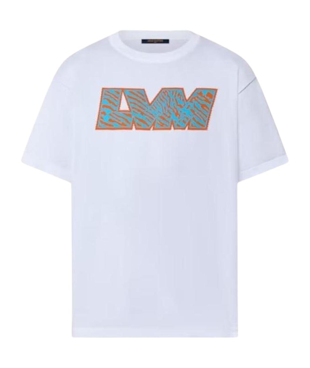 LOUIS VUITTON Белая хлопковая футболка, фото 1