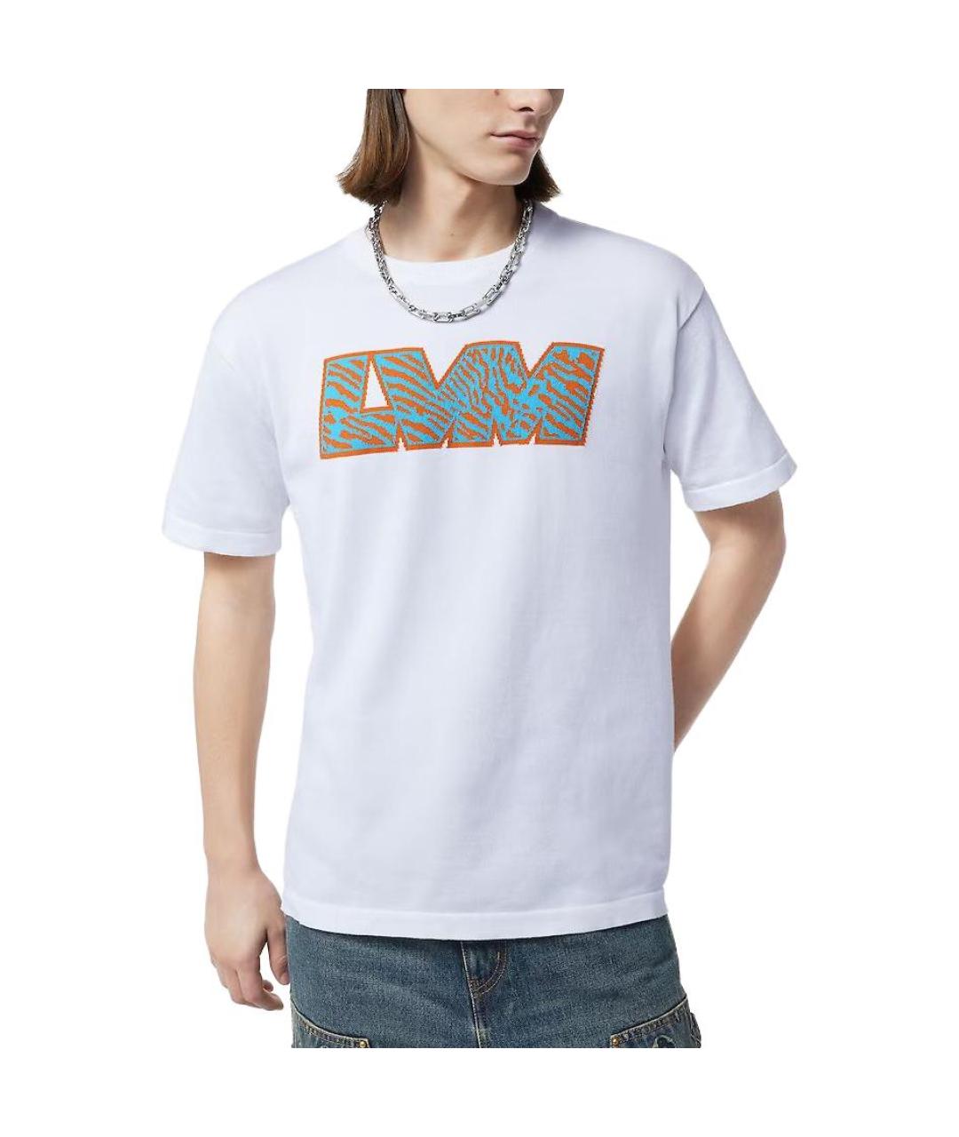 LOUIS VUITTON Белая хлопковая футболка, фото 2