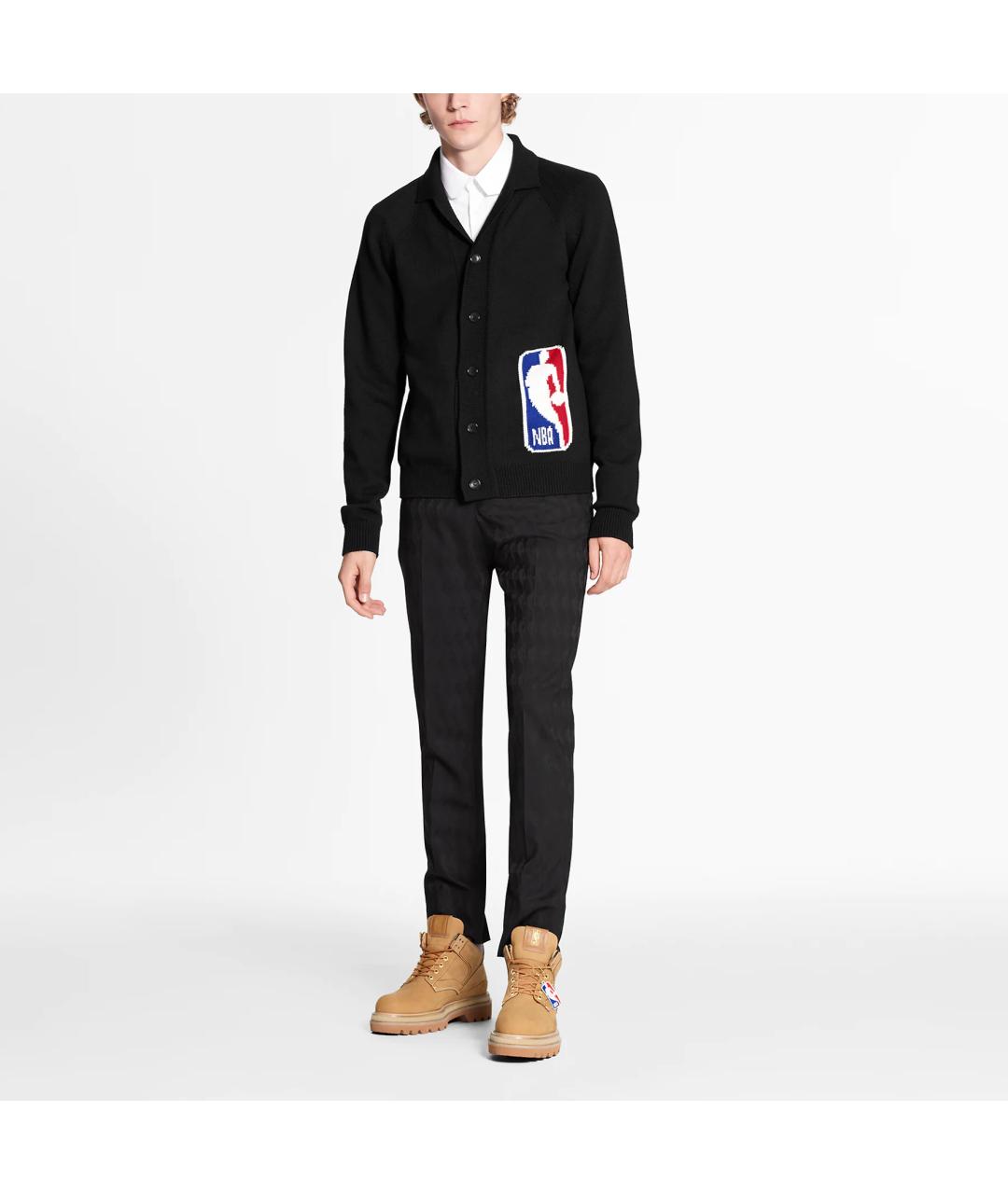 LOUIS VUITTON Черный шерстяной джемпер / свитер, фото 3