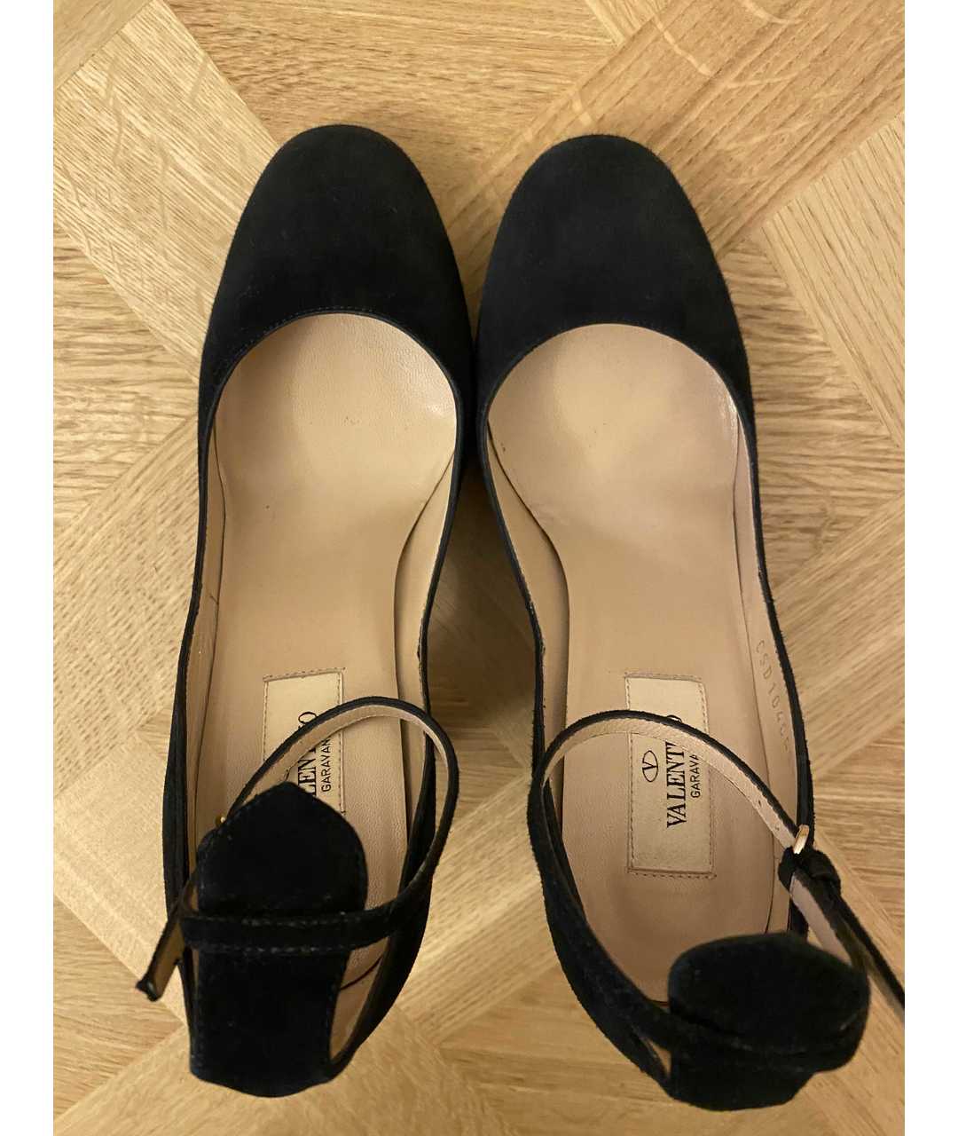 VALENTINO Черные замшевые туфли, фото 3