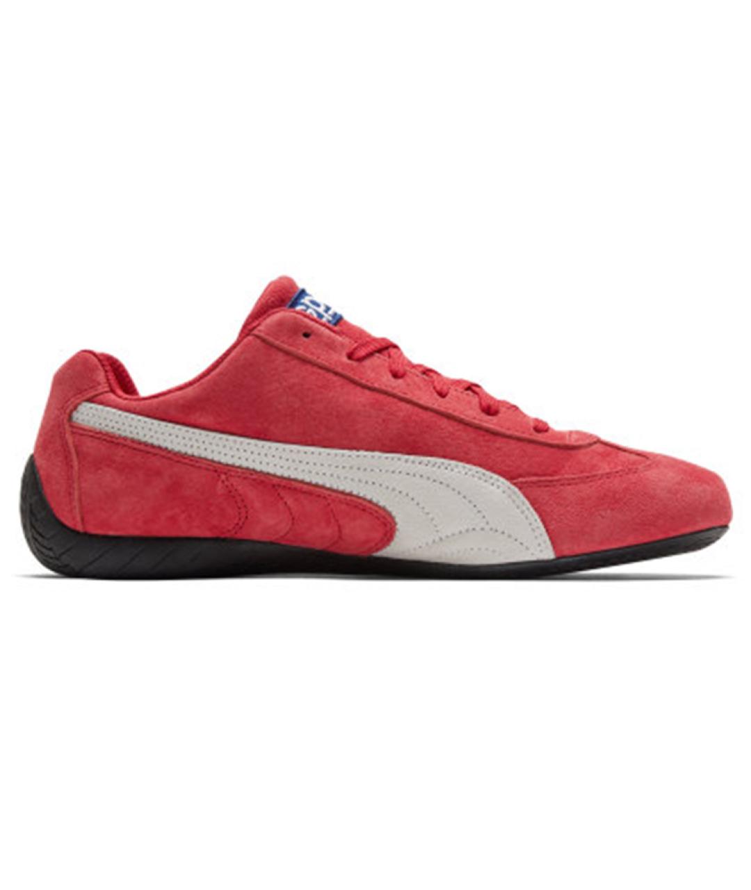 PUMA Красные замшевые низкие кроссовки / кеды, фото 2