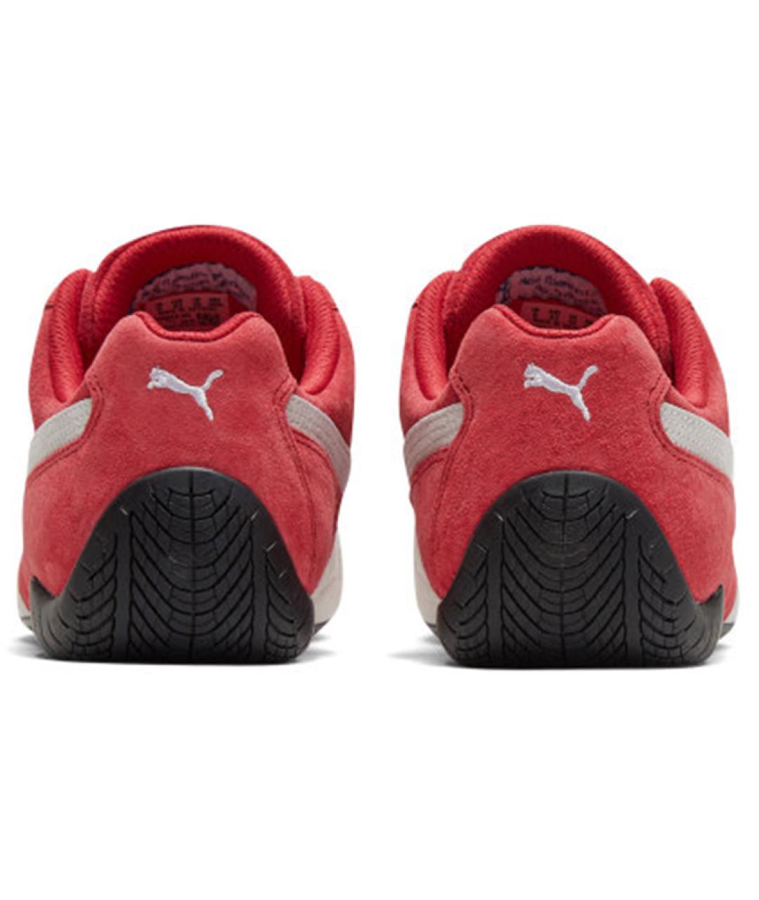 PUMA Красные замшевые низкие кроссовки / кеды, фото 4