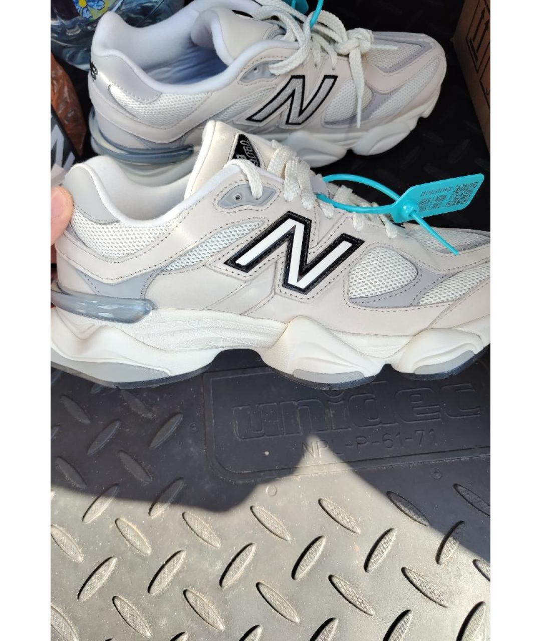 NEW BALANCE Белые замшевые кроссовки, фото 6