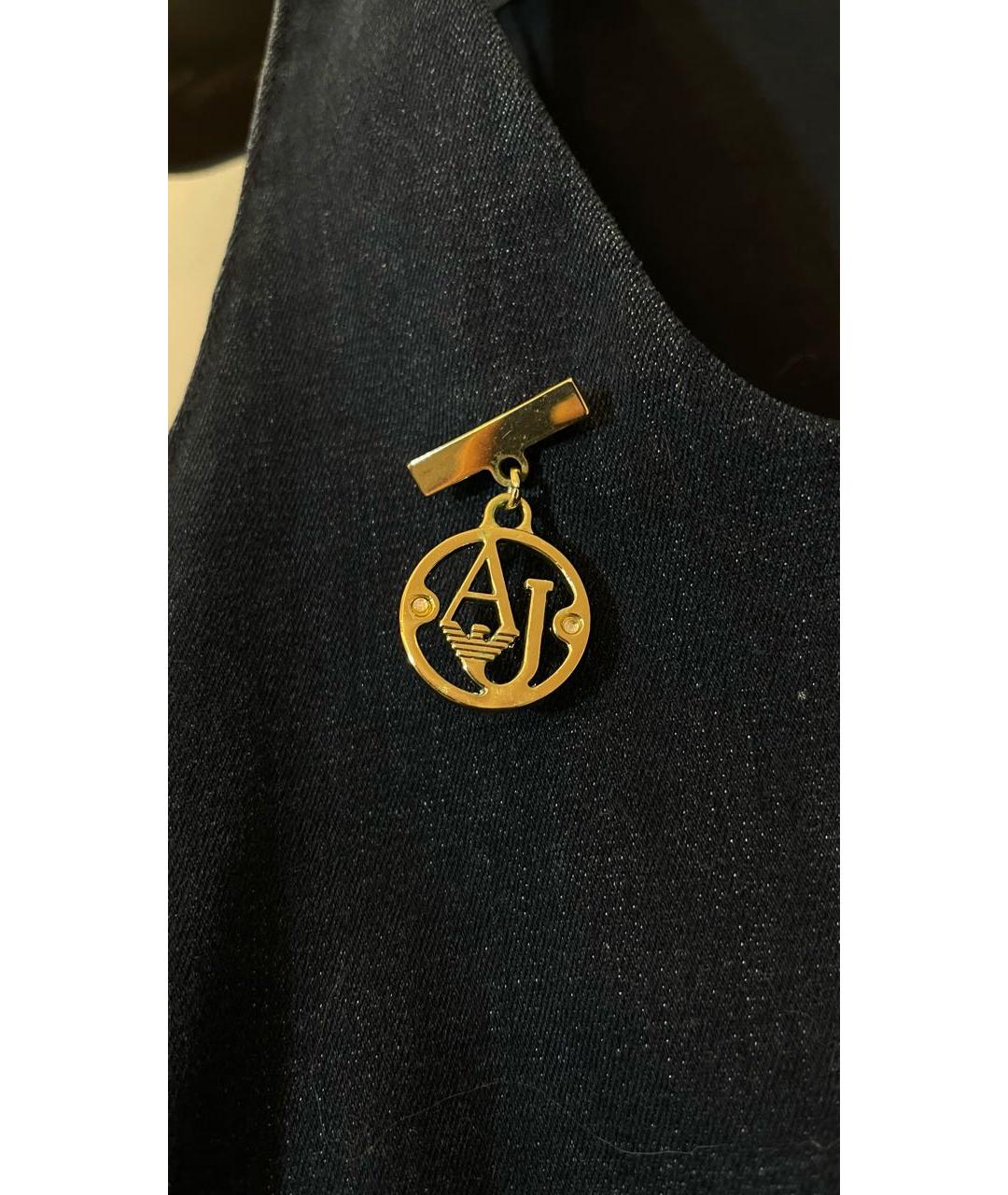 ARMANI JEANS Темно-синее деним платье, фото 4