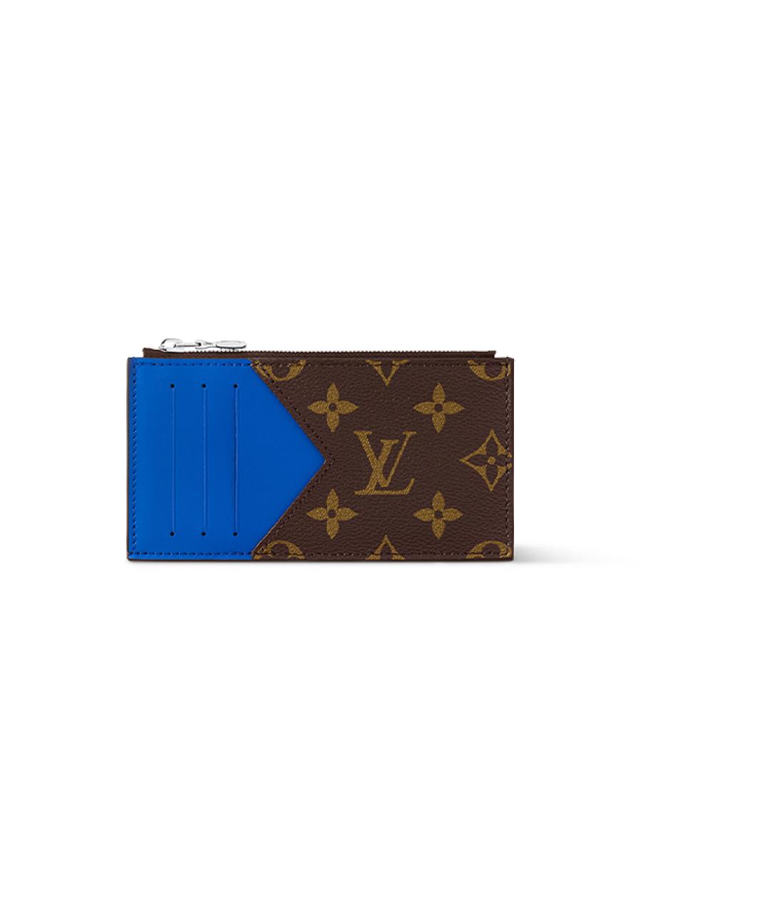 LOUIS VUITTON Коричневый кардхолдер, фото 1