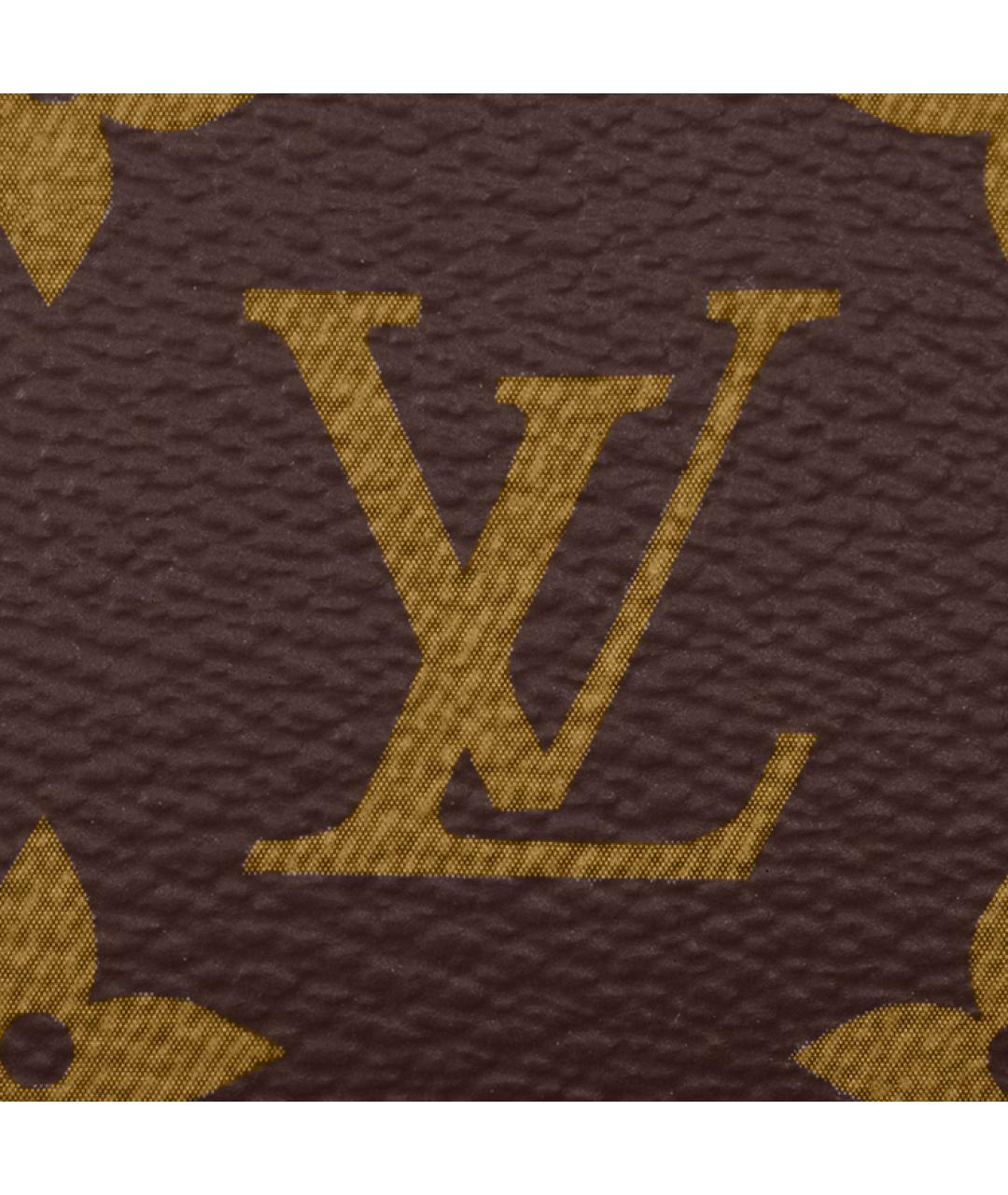 LOUIS VUITTON Коричневый кардхолдер, фото 6