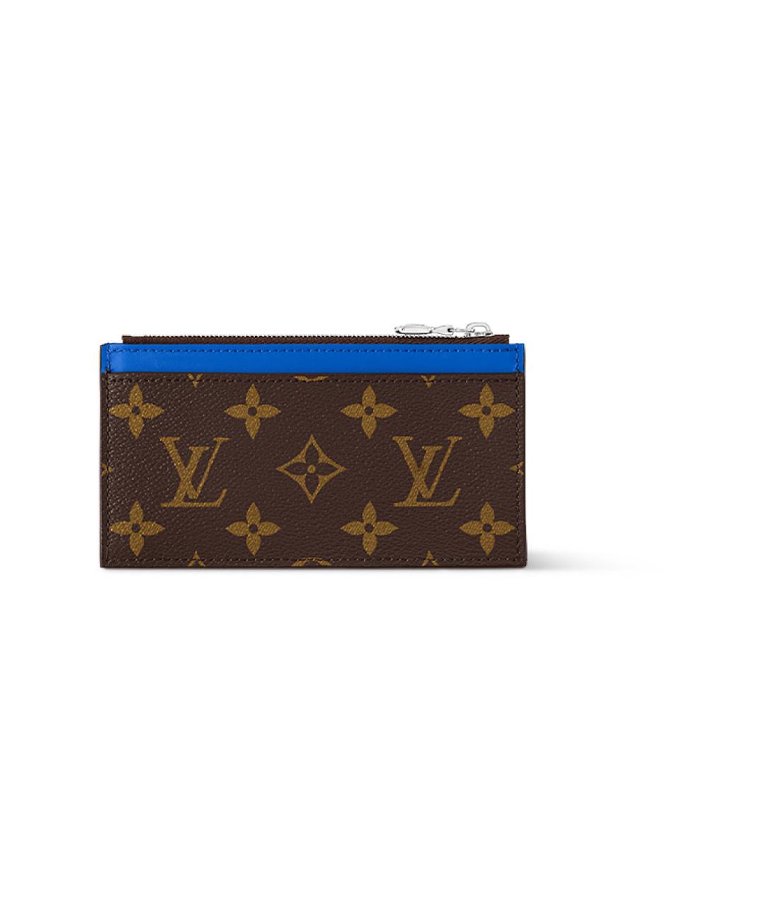 LOUIS VUITTON Коричневый кардхолдер, фото 3