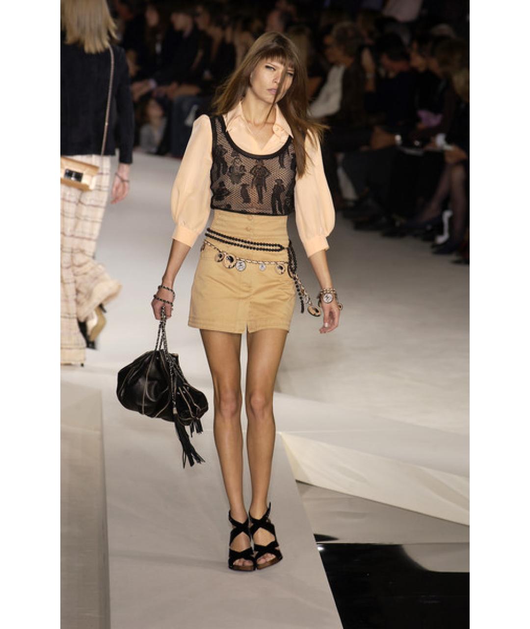 CHANEL Черная вискозная майка, фото 8