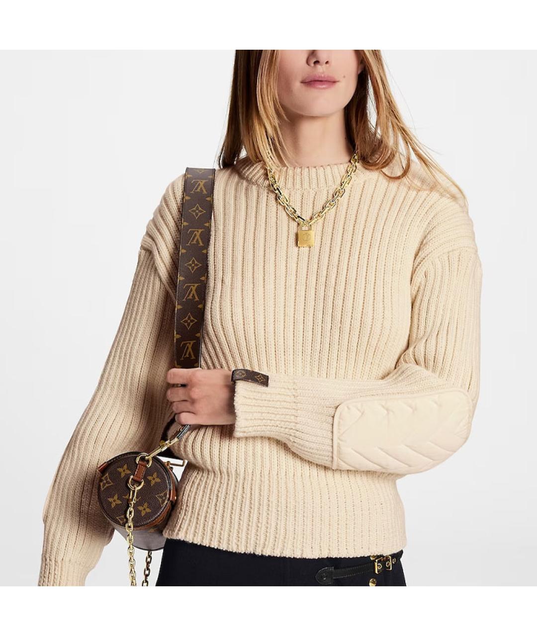 LOUIS VUITTON Бежевый джемпер / свитер, фото 5