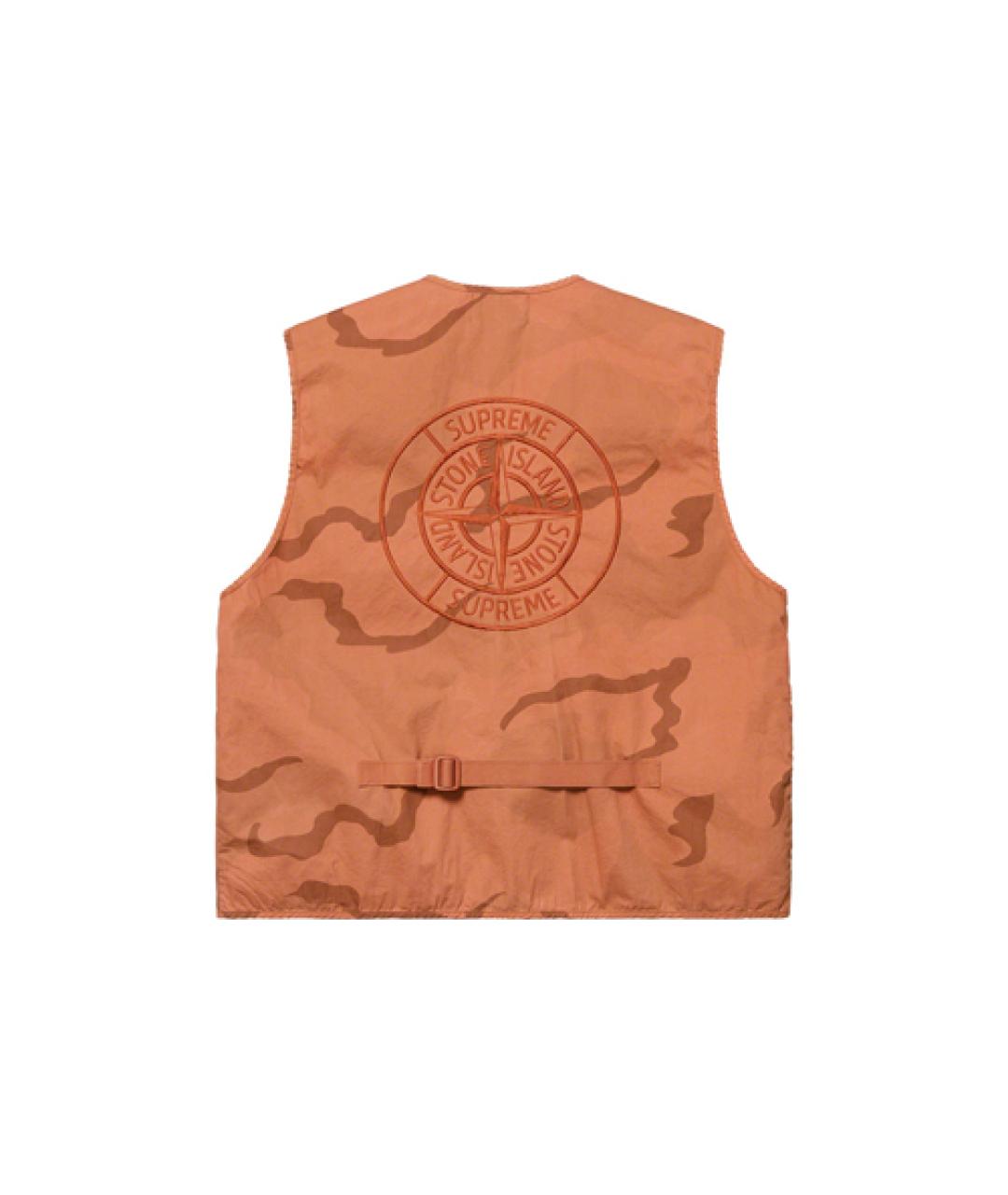 SUPREME Оранжевый жилет, фото 2