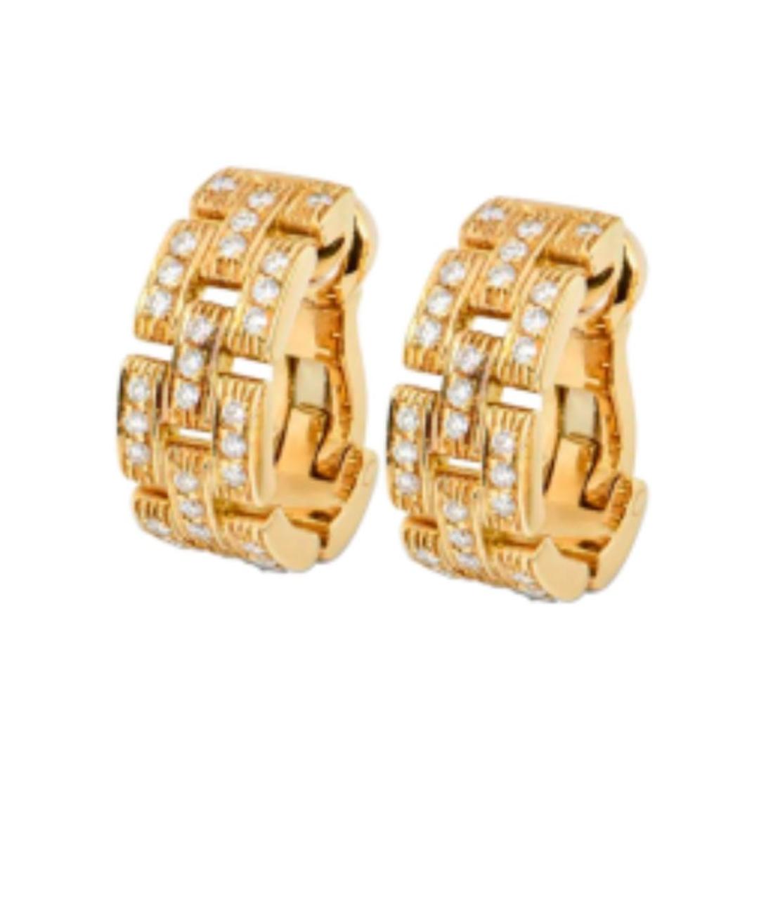 CARTIER Желтые серьги из желтого золота, фото 1