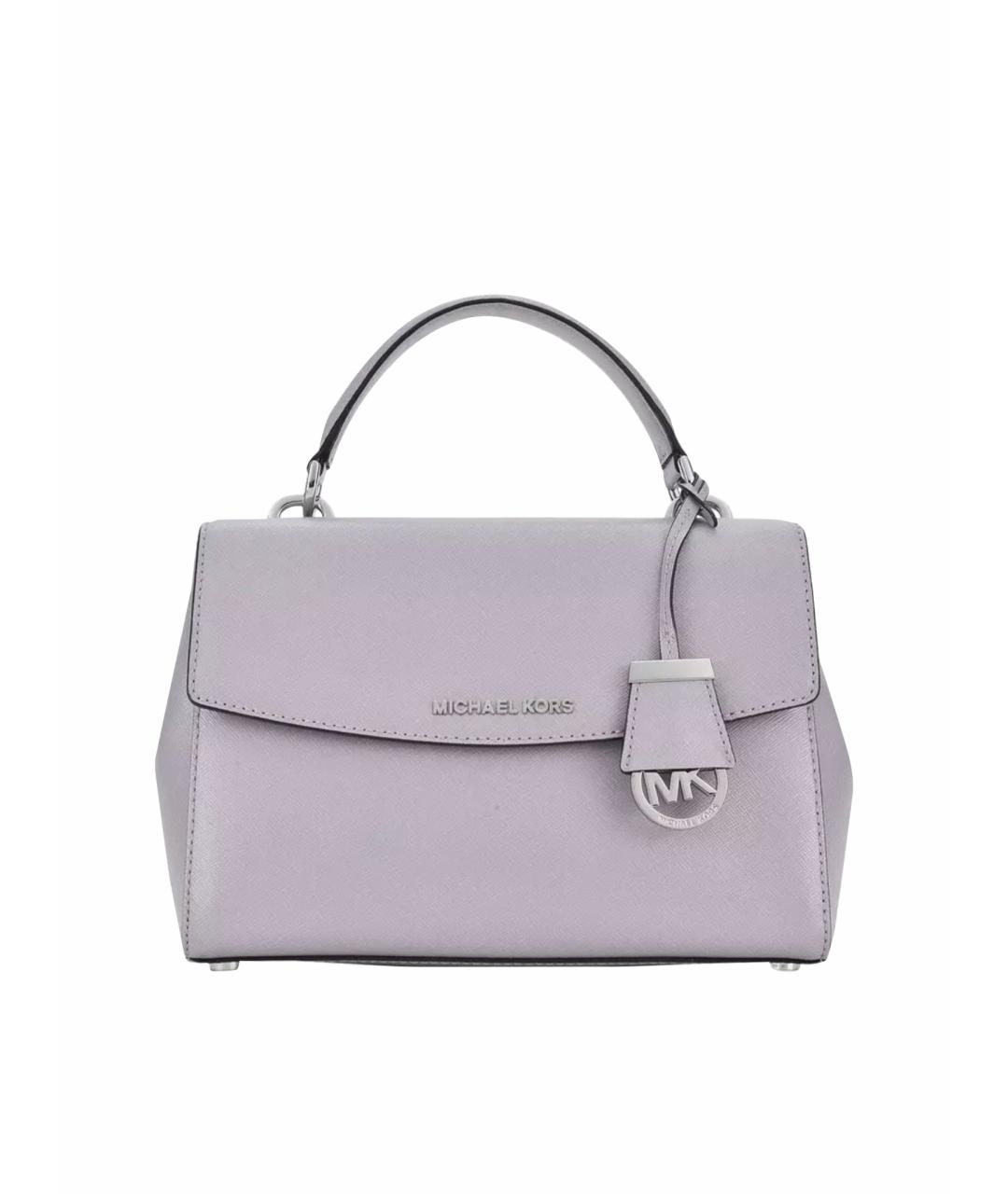 MICHAEL KORS Розовая кожаная сумка с короткими ручками, фото 1