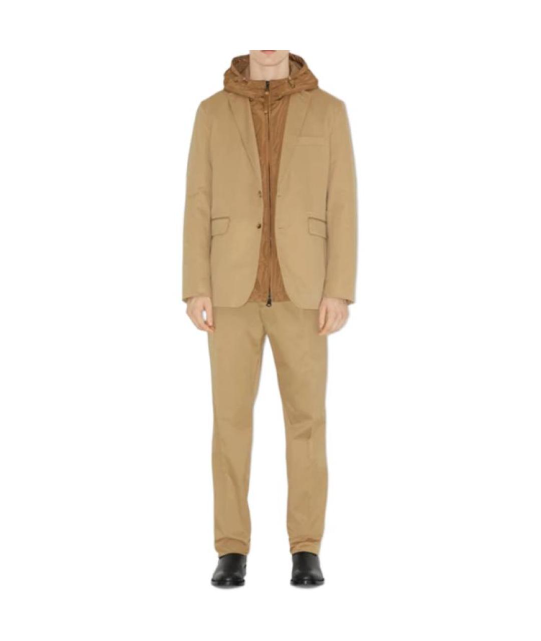 BURBERRY Хаки пиджак, фото 3