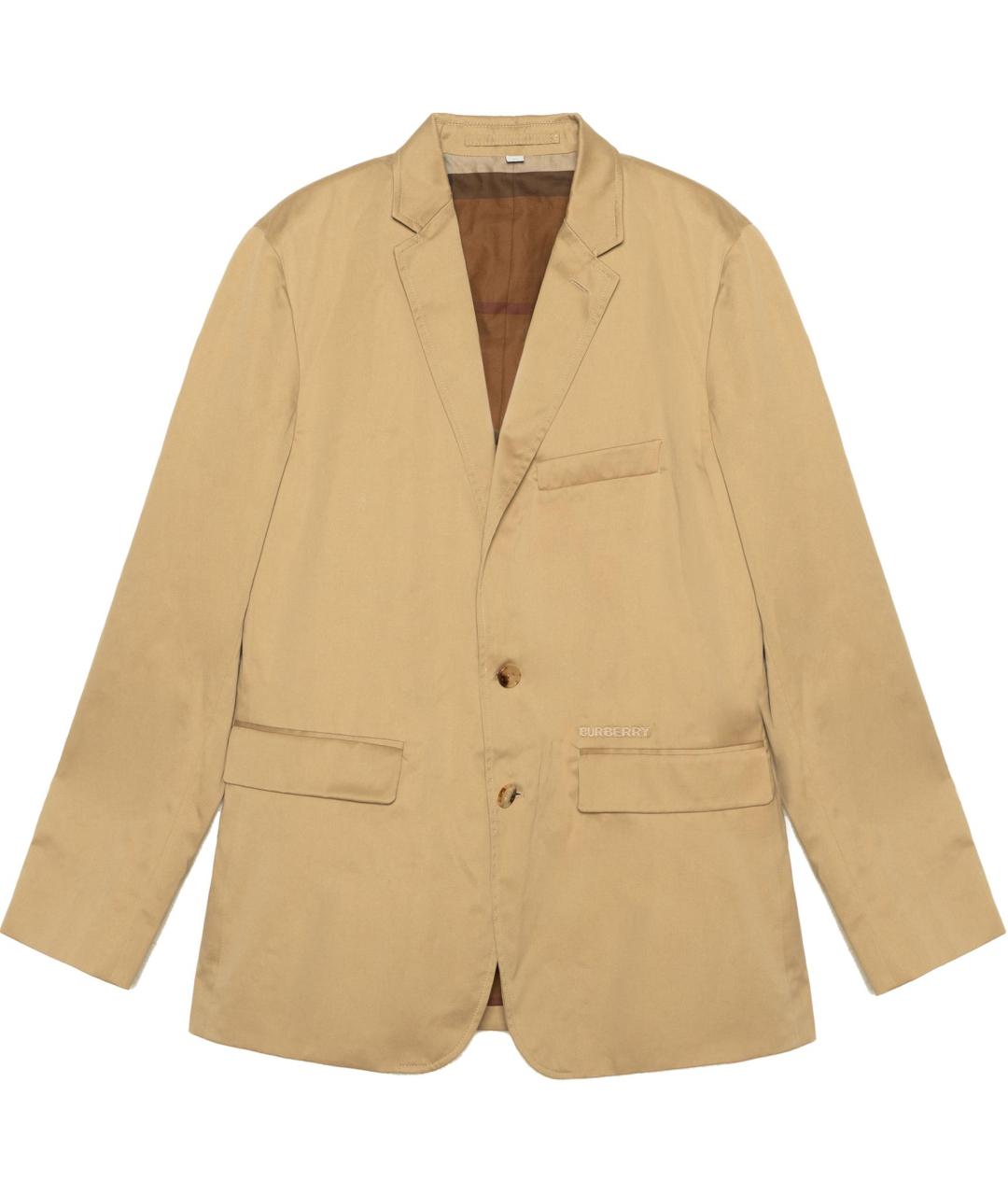 BURBERRY Хаки пиджак, фото 1