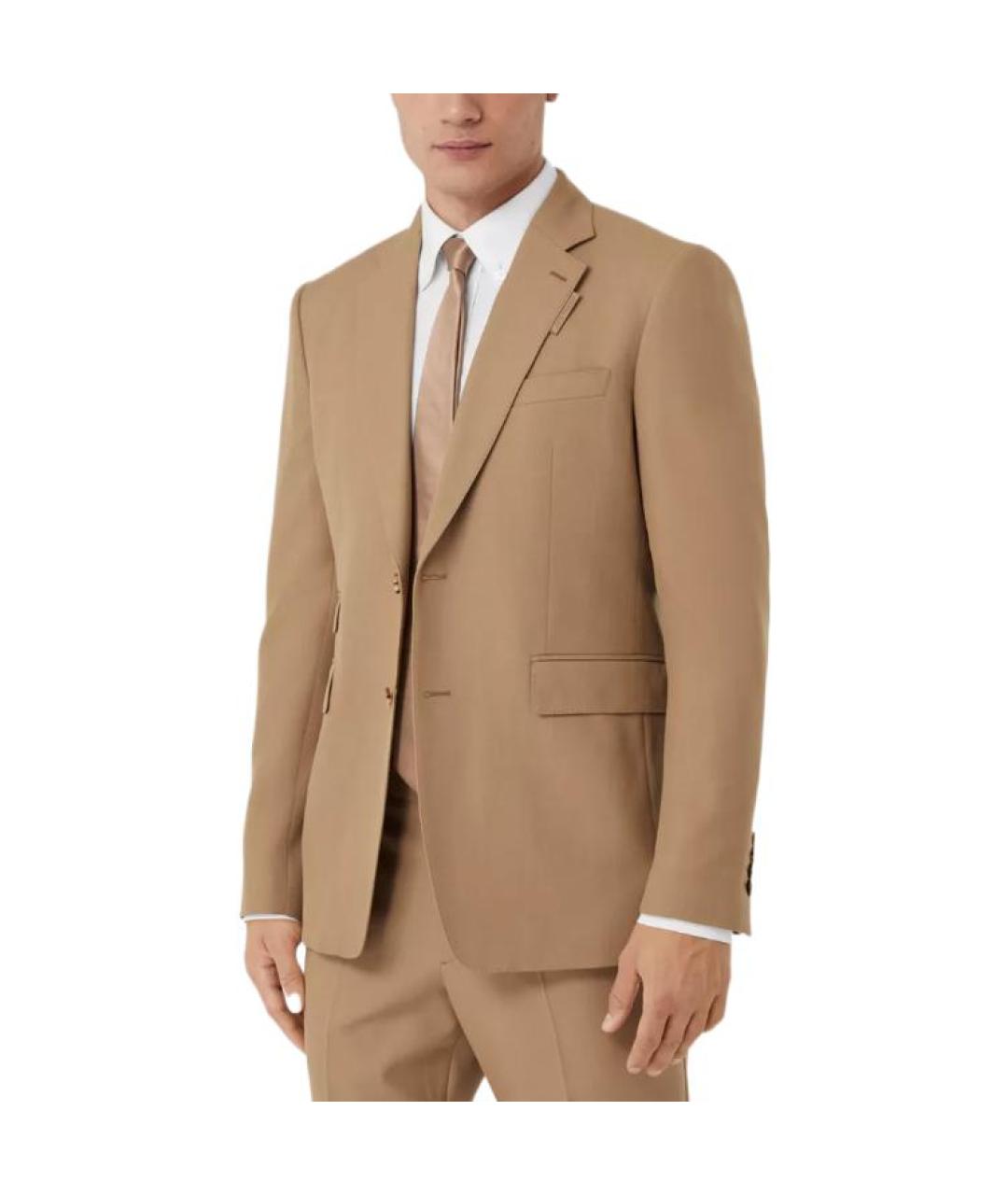 BURBERRY Бежевый пиджак, фото 4