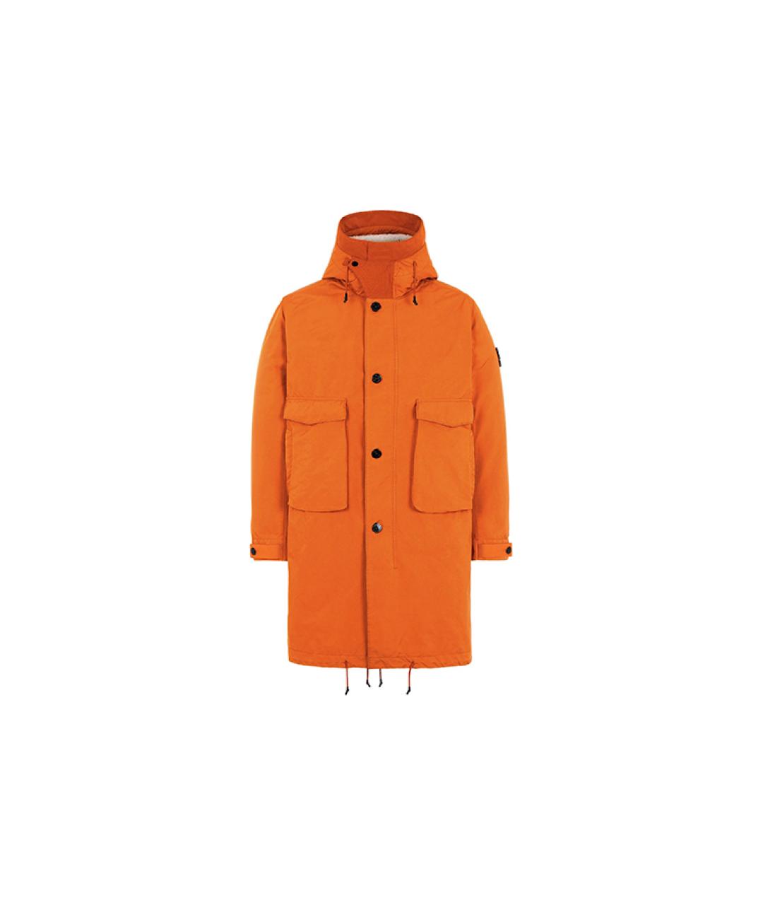 STONE ISLAND Оранжевая парка, фото 1