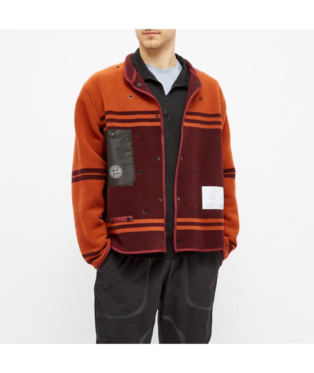 STONE ISLAND Оранжевая парка, фото 9