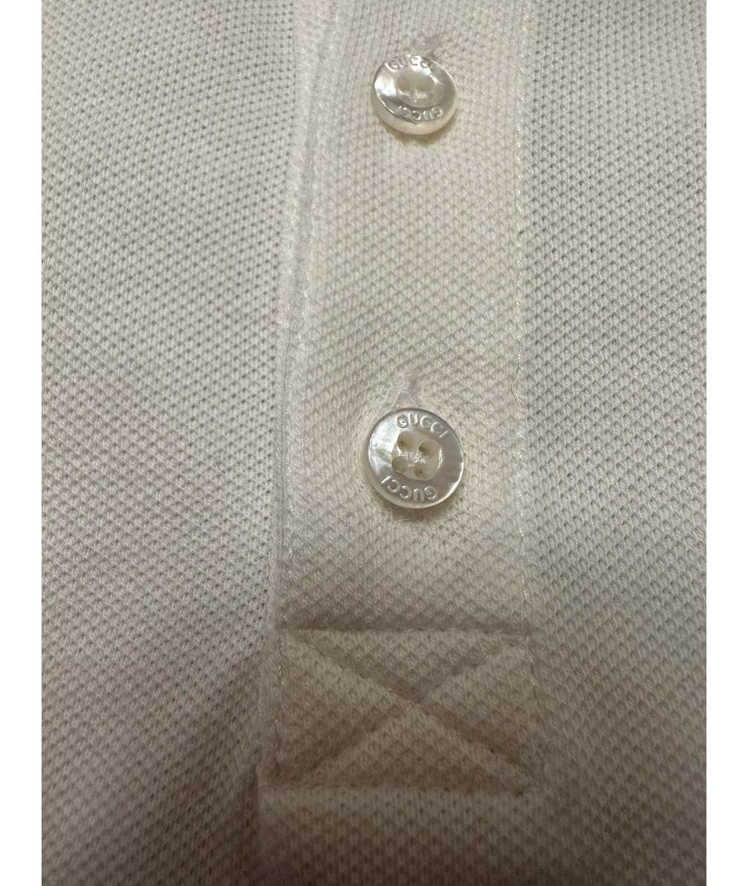 GUCCI Белая хлопковая детская футболка, фото 3