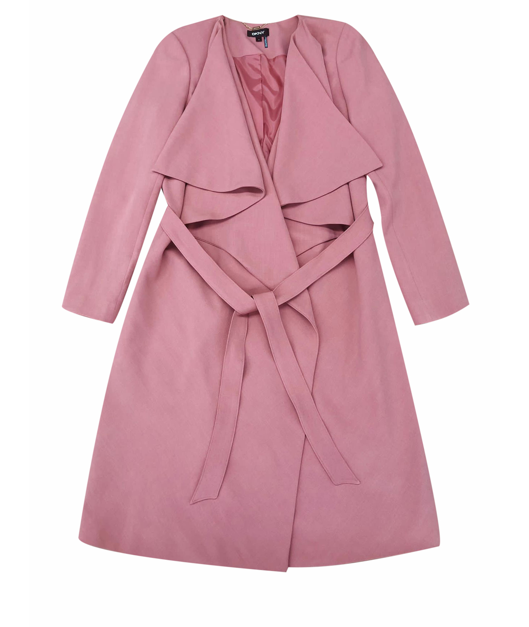 DKNY Розовый полиэстеровый тренч/плащ, фото 1