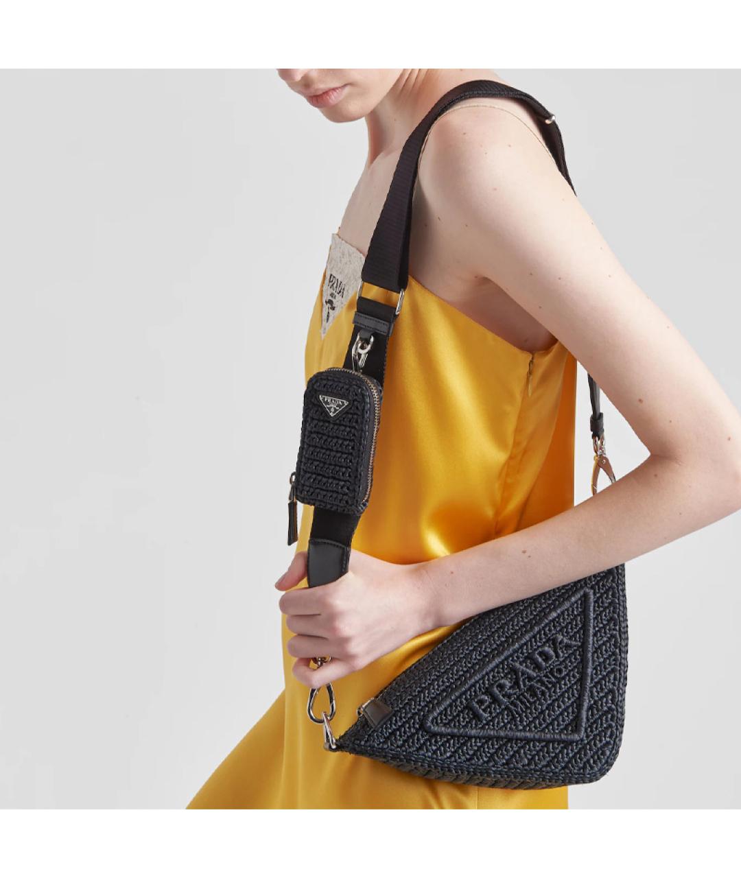 PRADA Черная сумка через плечо, фото 4