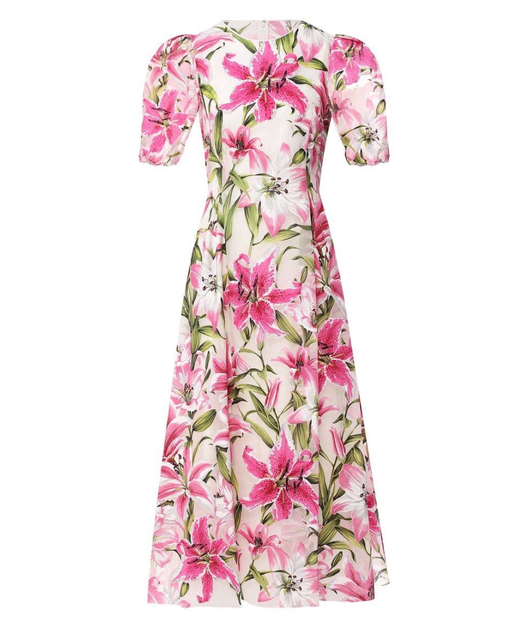 DOLCE&GABBANA Белое полиамидовое вечернее платье, фото 3