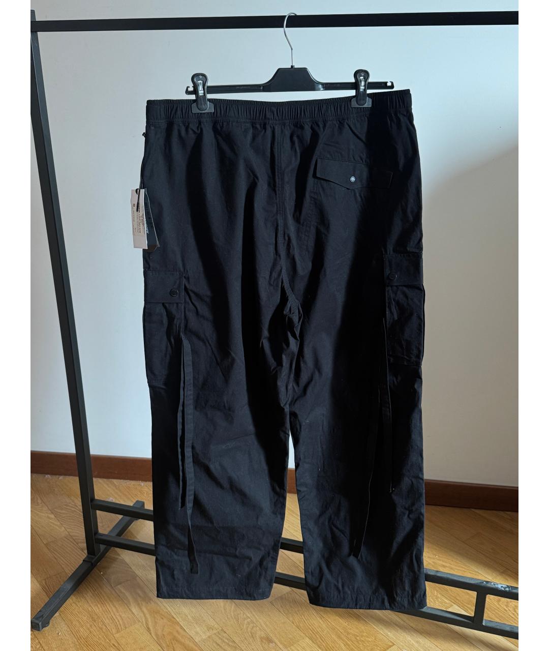 MAHARISHI Черные хлопковые повседневные брюки, фото 4