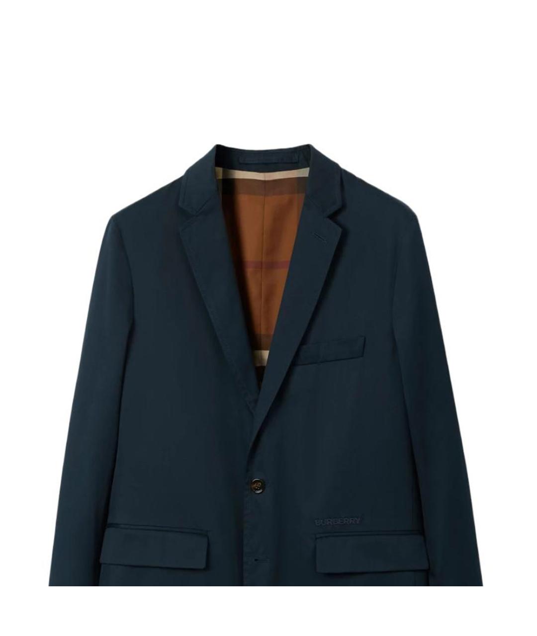 BURBERRY Темно-синий пиджак, фото 4