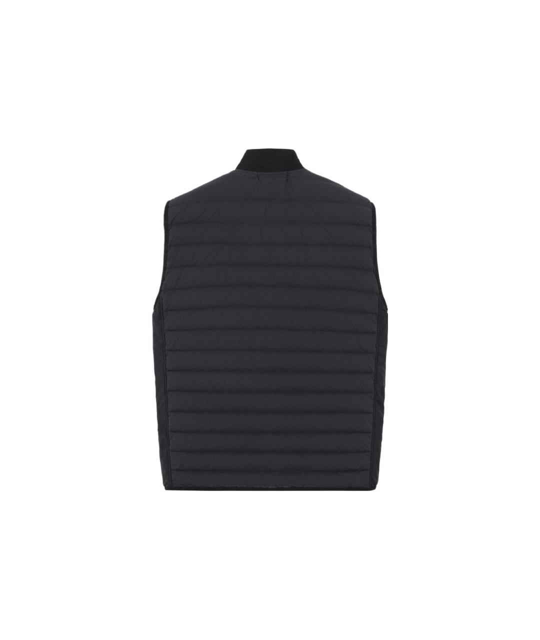 STONE ISLAND Черный жилет, фото 2