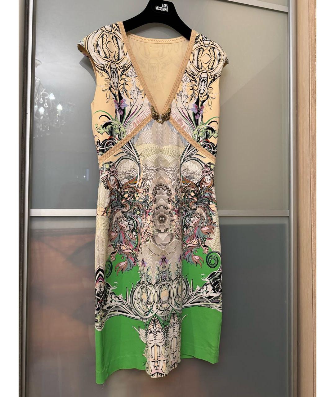 ROBERTO CAVALLI Вискозное повседневное платье, фото 6
