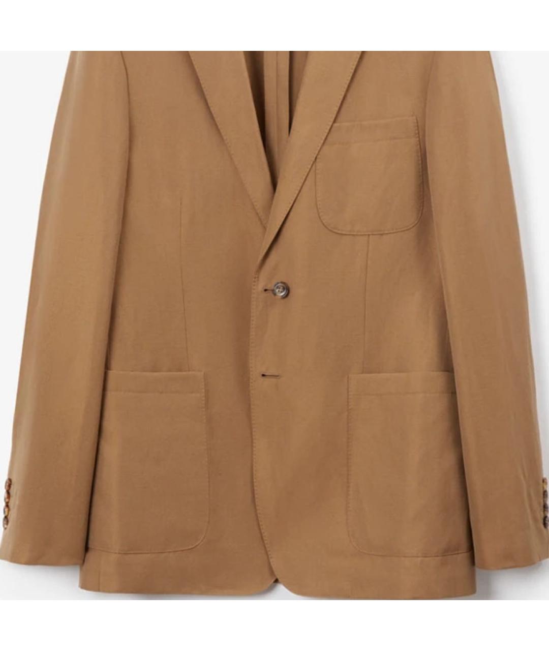 BURBERRY Бежевый пиджак, фото 6