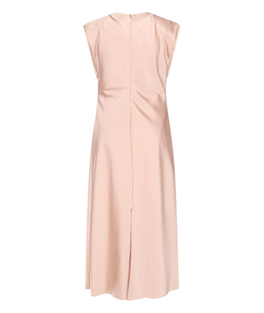 Ami Paris Розовое полиэстеровое платье, фото 2