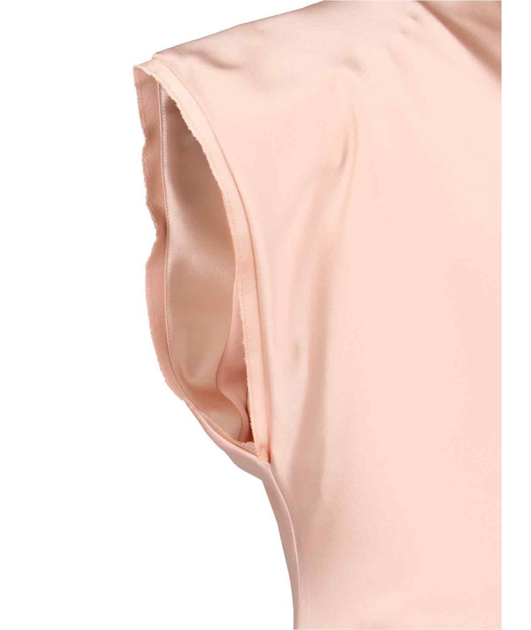 Ami Paris Розовое полиэстеровое платье, фото 3