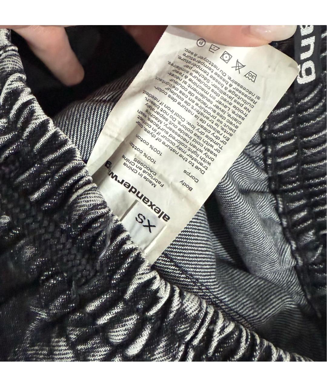 ALEXANDER WANG Хлопковые прямые джинсы, фото 6