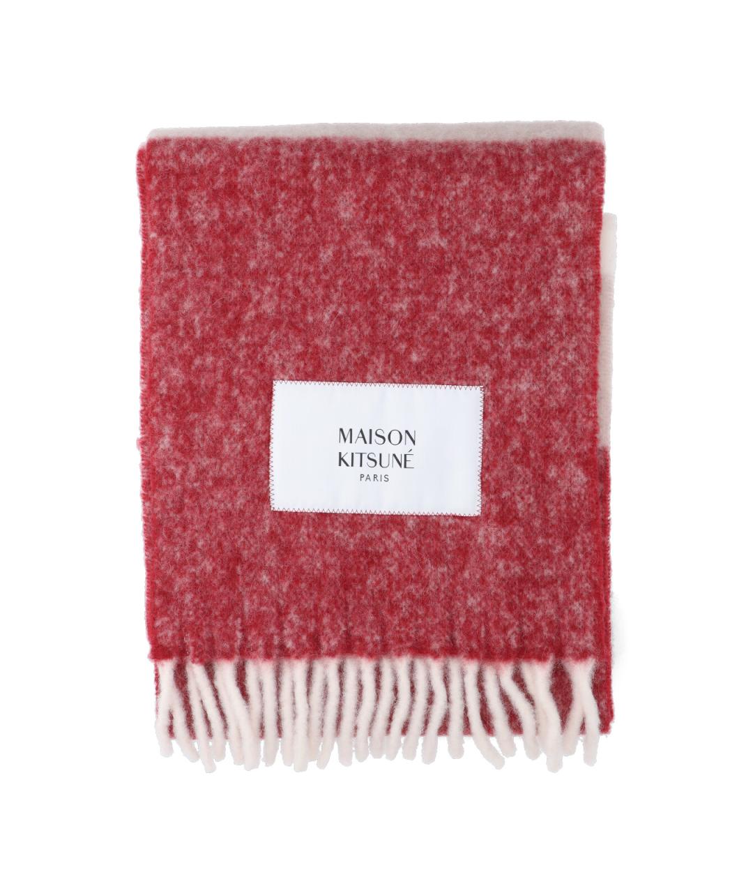 MAISON KITSUNE Мульти шерстяной шарф, фото 2