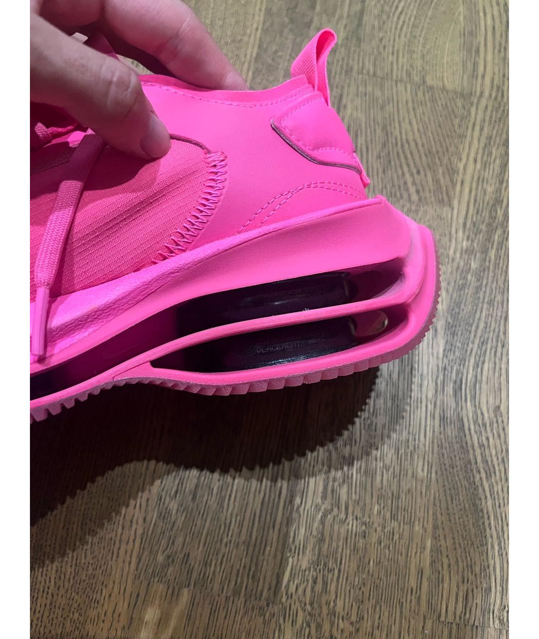 NIKE Розовые синтетические кроссовки, фото 7